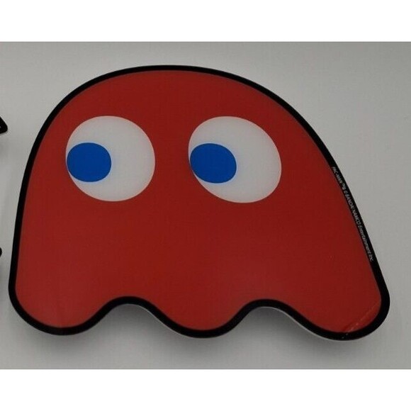 Blinky Red Ghost Light Up Silhouette 8" Wall Sign Works Bandai Namco Retro - Picture 7 of 7